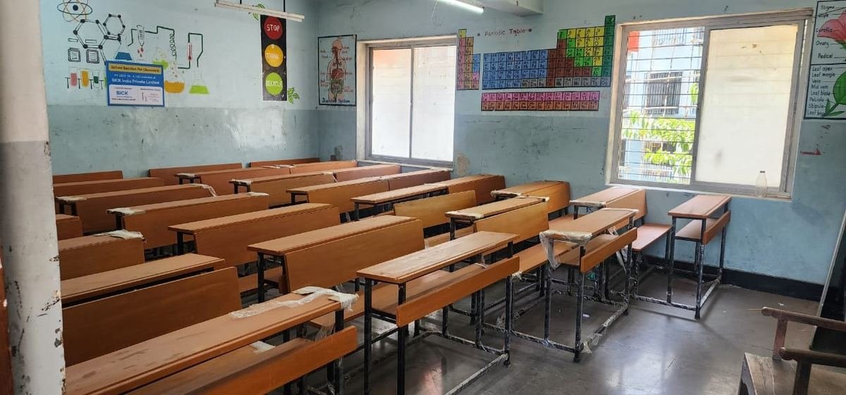 New benches at Gundavali Mumbai Public School