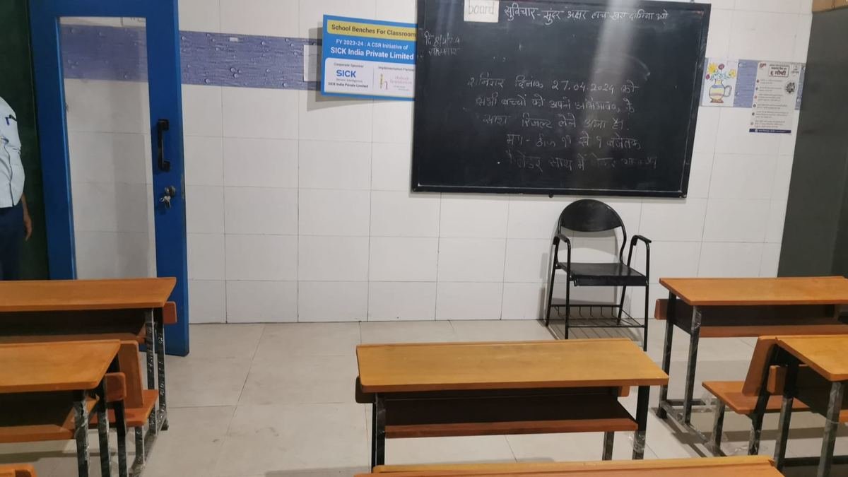 New benches at Hilda Castelino School