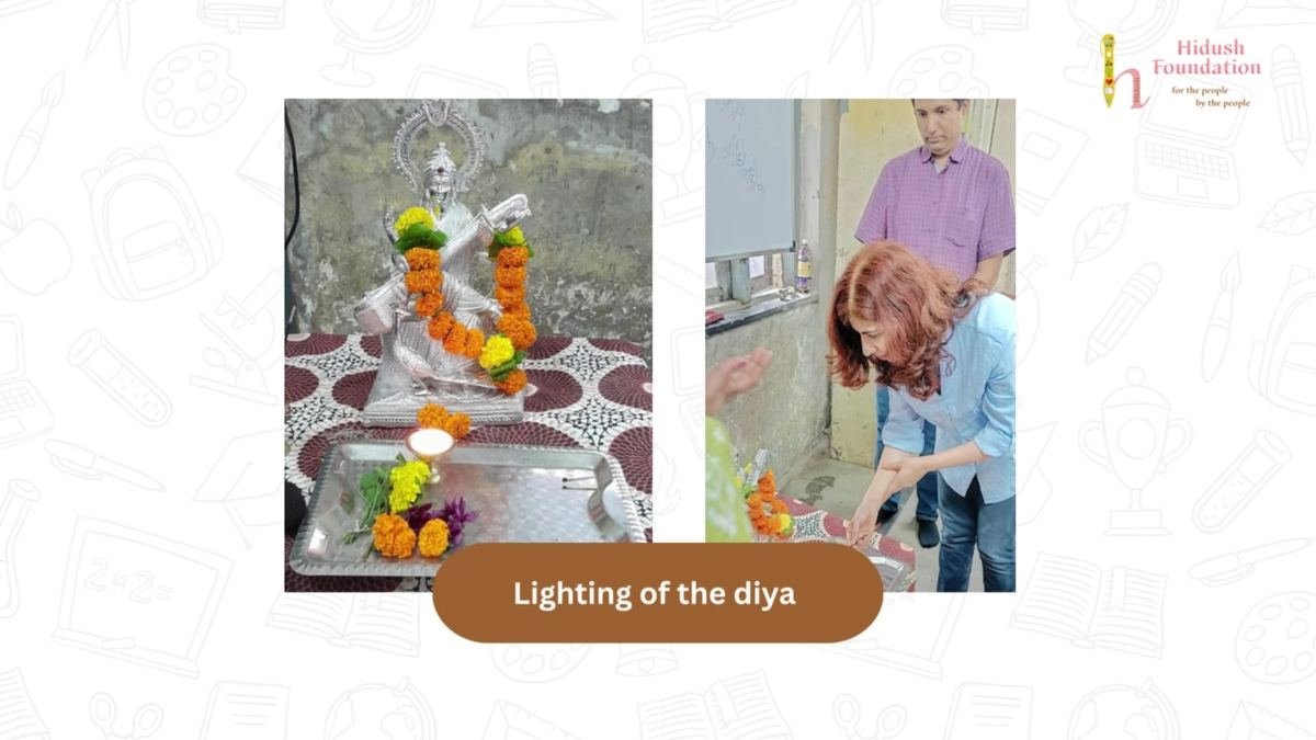 Lighting of the diya