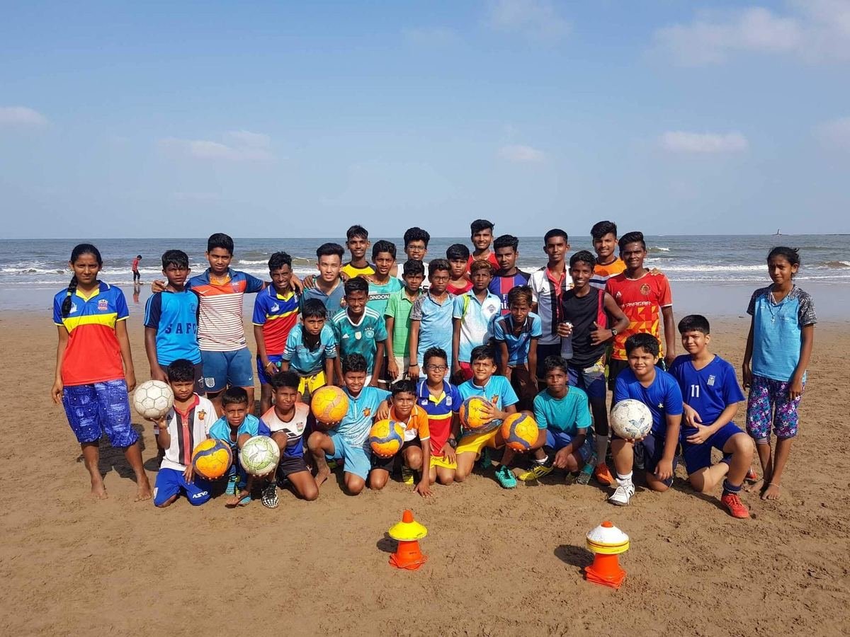 Football Training Camp for Children at Madh Island