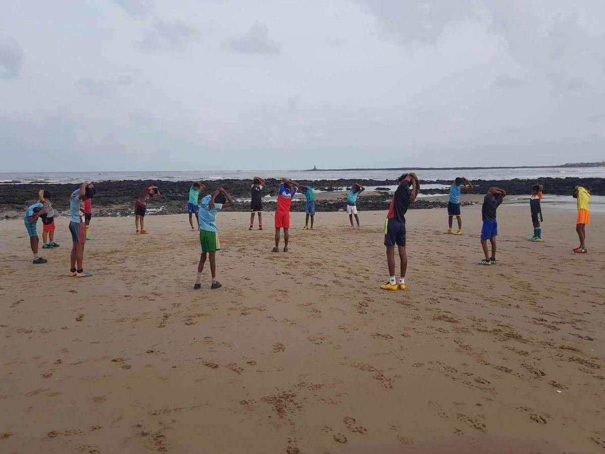 Football Training Camp for Children at Madh Island
