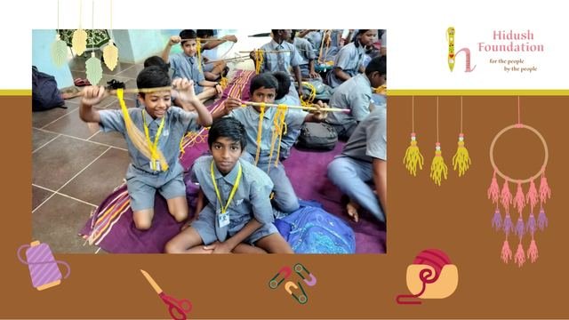 Macrame Craft Workshop at Abhinav Vidya Mandir