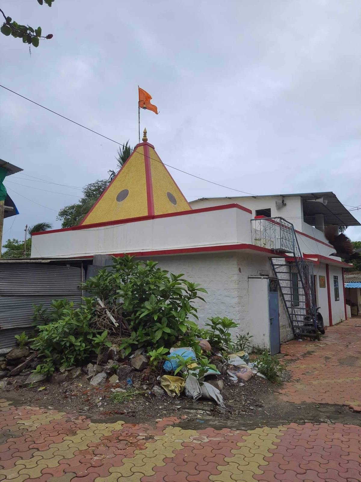 Painting Work at Temple, Erangal Village, Madh Island