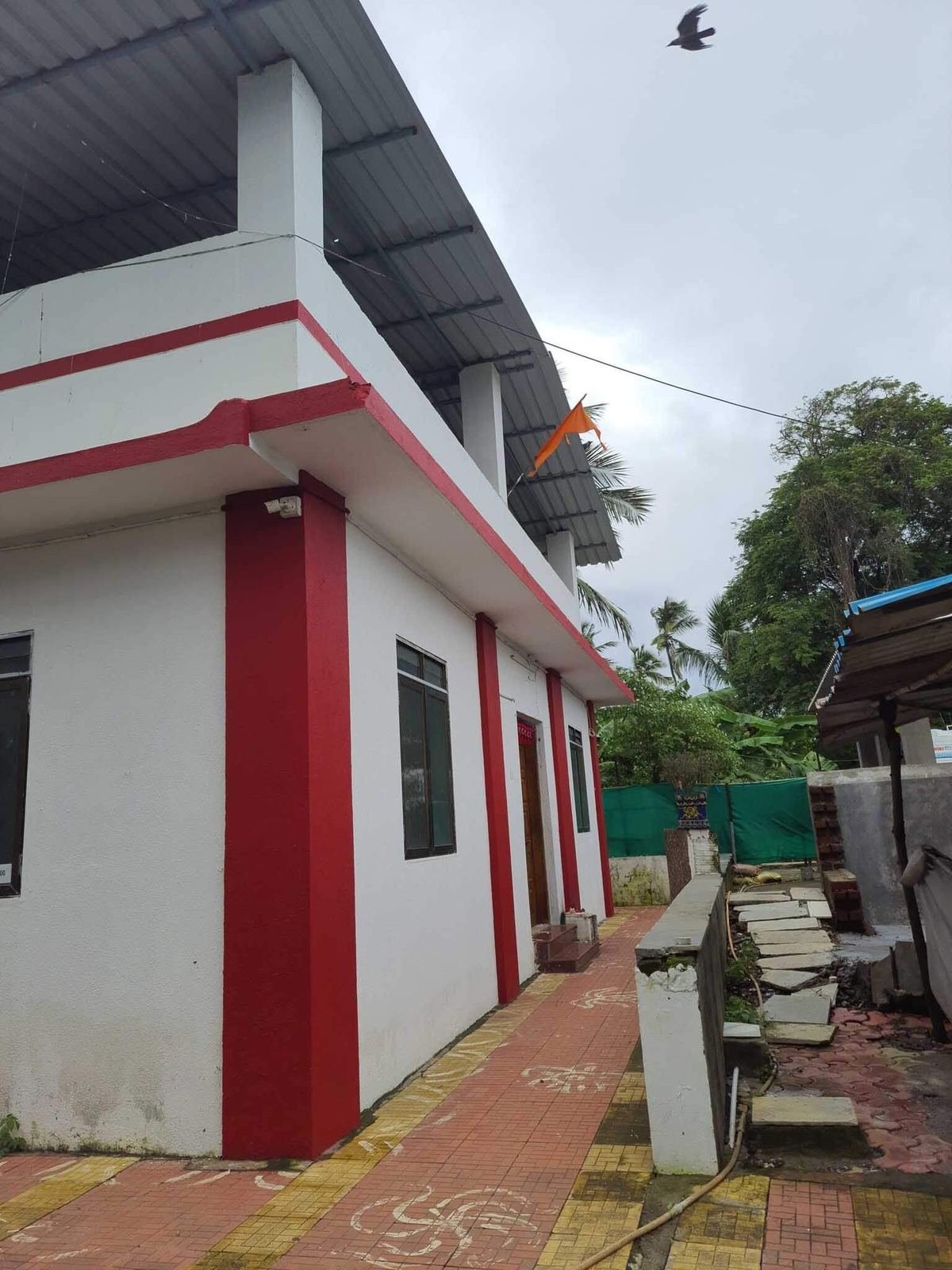 Painting Work at Temple, Erangal Village, Madh Island