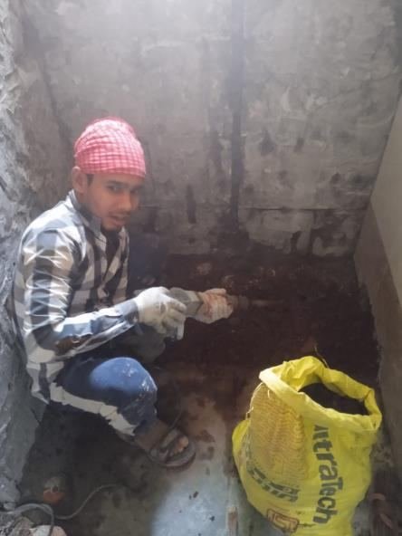 Plumbing work in progress