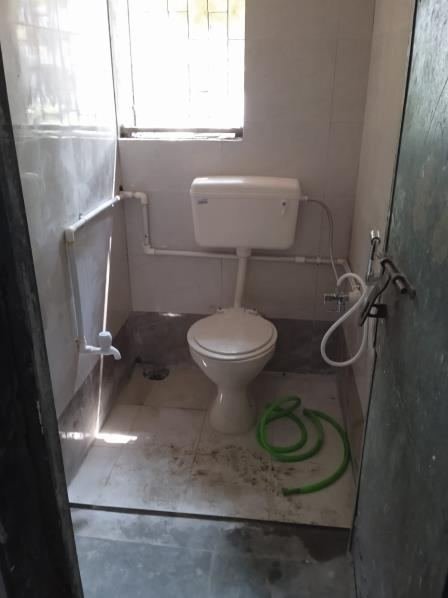 The renovated toilet