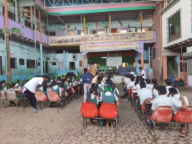 Snacks and Beverages Sponsored for Counselling Session at St Mathews School, Malwani