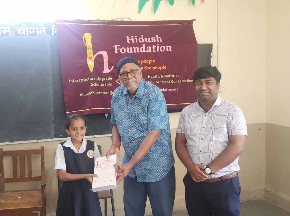 Stationery Distribution at Suvidya School, Gorai