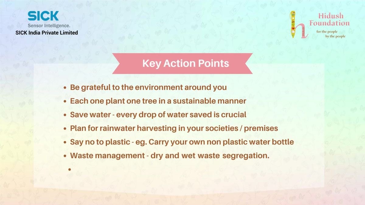 Key action points from the session