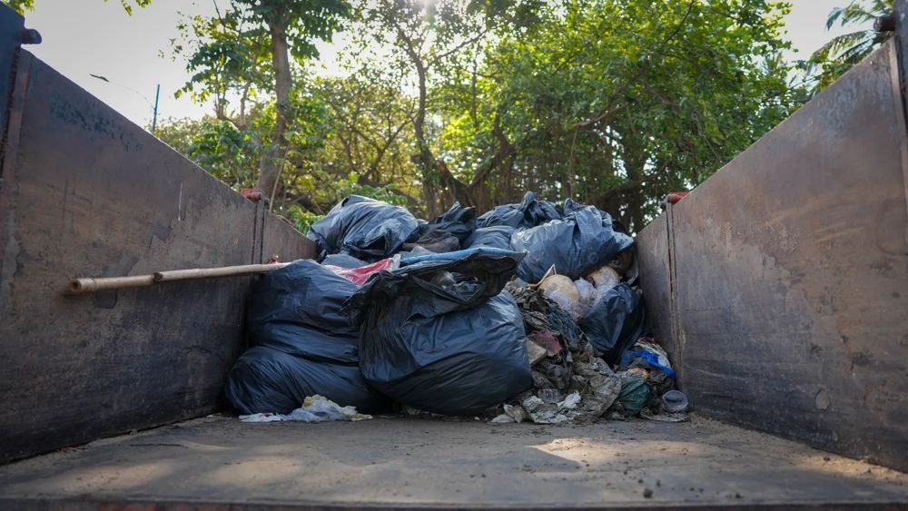 Beach cleanup at Dana Pani Beach, Malad West